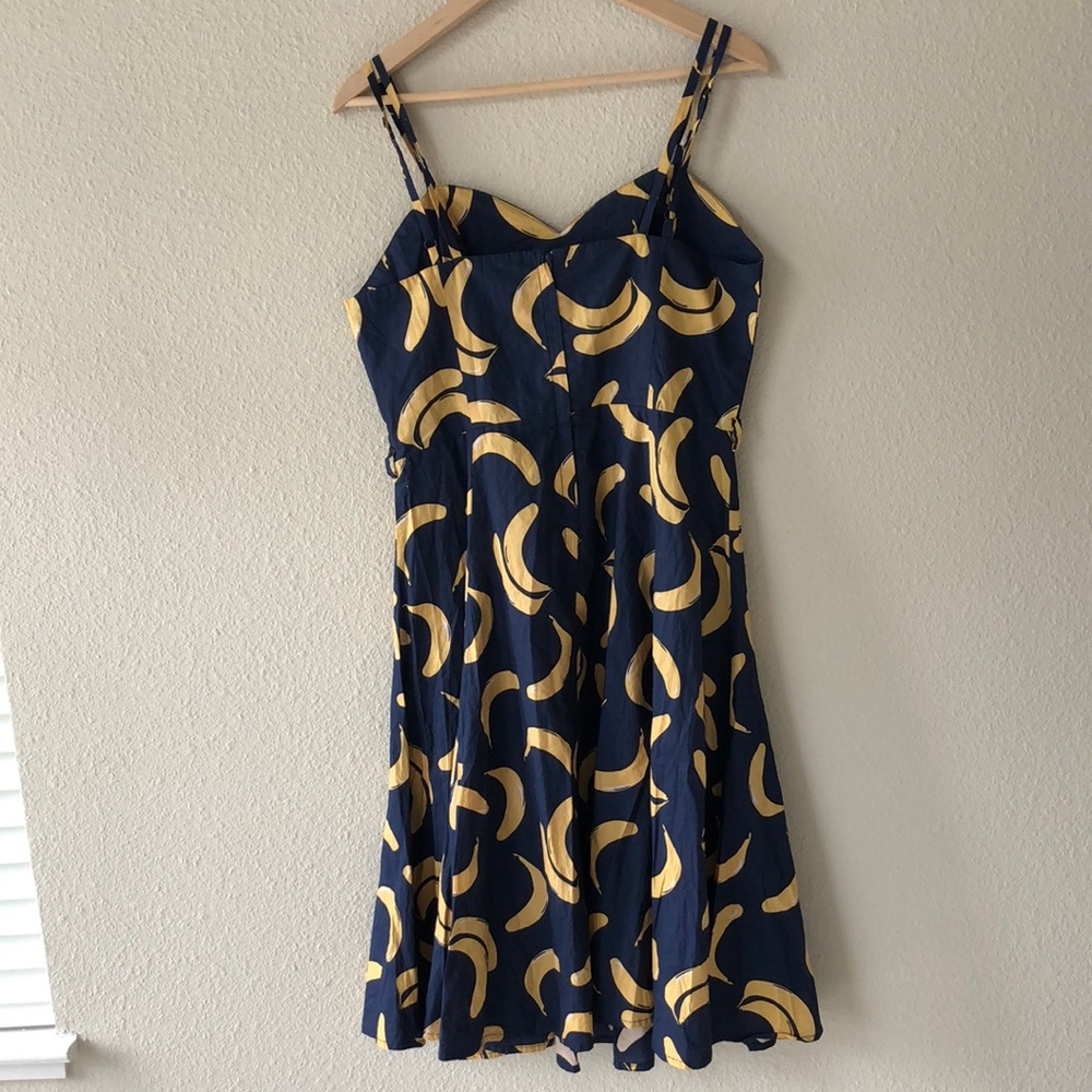 Vintage Aida Zak Banana Swing Dress Size XL - Picture 3 of 7